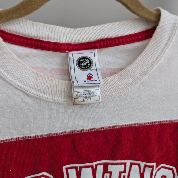 Vintage Detroit Red Wings Hockey Long Sleeve Shirt - Picture 11 of 11